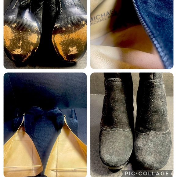 Michael Kors Black Suede Tall Boots EUC 5.5M Price Firm - Picture 14 of 15